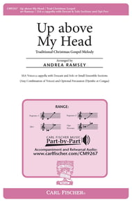 Up Above My Head SSA choral sheet music cover Thumbnail